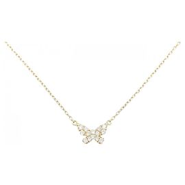 Autre Marque Collar AHKAH Butterfly Au750 Diamante