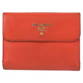 Prada Leather Compact Wallet