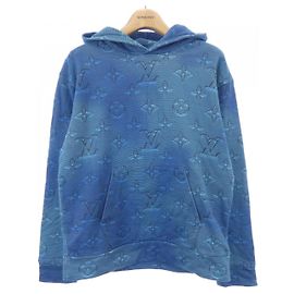 Felpa con cappuccio Louis Vuitton con stampa all-over