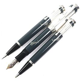 Set de Pluma Estilográfica Montblanc Writers Edition Charles Dickens Au750 Edición Limitada