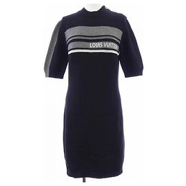Louis Vuitton LV Intarsia Kaschmir-Kleid