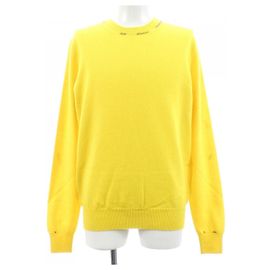Hermès gelber Kaschmir Strickpullover