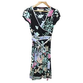 Abito elasticizzato con stampa floreale LEONARD FASHION