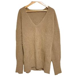 Autre Marque MUSE de Deuxieme Classe FUWA Shaggy V Neck Pullover Knit