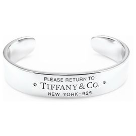 Brazalete Rígido de Plata Tiffany & Co. RTT Narrow
