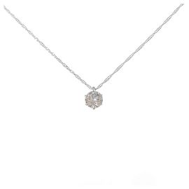 Autre Marque Collar Solitario de Diamante PT1000