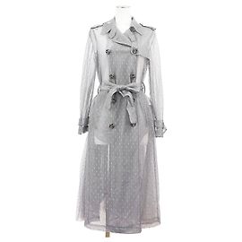 Autre Marque Trench Red Valentino con ricami in pizzo