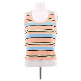 Paco Rabanne Gestreiftes Tanktop aus Frottee