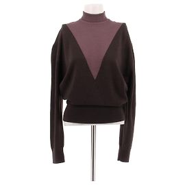 Paco Rabanne Brauner Rollkragenpullover