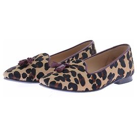 Chatelles City-Slipper mit Leoparden-Print