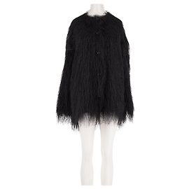 Robe cardigan midi noire Loulou de Saison