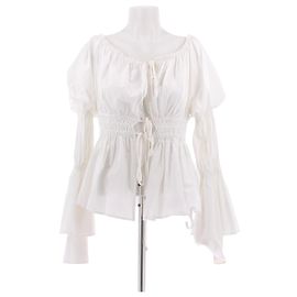 Blumarine Blouse blanche à nouer