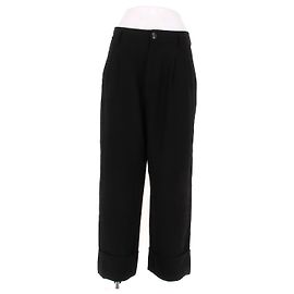 Pantaloni neri Ganni in poliestere taglia 36