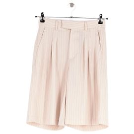 Autre Marque THE FRANKIE SHOP Beige gerade Shorts mit Streifen