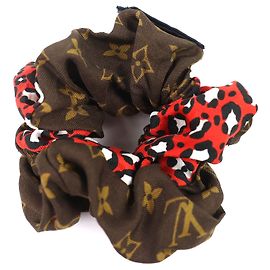 Louis Vuitton Chou Chou Be Mindful Monogram Silk Hair Scrunchie