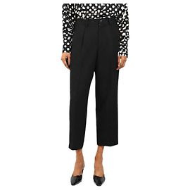 Yohji Yamamoto Pantalones de lana vintage cónicos negros - talla XS
