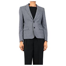 Céline Blazer de lana gris - size UK 8