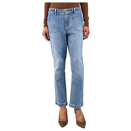 Paige Jeans Vaqueros denim azules de cintura alta - size UK 10