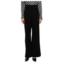 Nina Ricci Pantalones de velur negros - talla UK 8