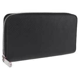 LOUIS VUITTON Epi Zippy Wallet Long Wallet Black M64838 LV