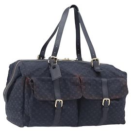 LOUIS VUITTON Monogram Mini Louise Boston Bag TST Blue M42321 LV