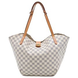 Louis Vuitton White Damier Azur Salina GM