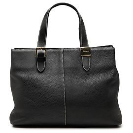 Borsa Tote Burberry in pelle nera