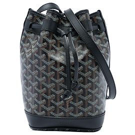 Goyard Black Goyardine Petit Flot
