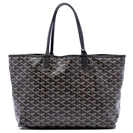 Goyard Black Goyardine Saint Louis PM