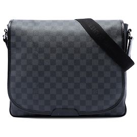 Louis Vuitton Black Damier Graphite Daniel MM