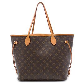 Louis Vuitton Brown Monogram Neverfull MM