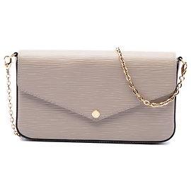 Louis Vuitton Beige Epi Pochette Felicie