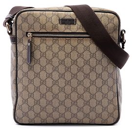 Gucci Beige GG Supreme Crossbody