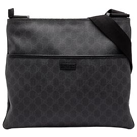 Borsa a tracolla Gucci Black GG Supreme