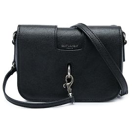 Autre Marque Saint Laurent Black Toy Lambskin Charlotte Crossbody