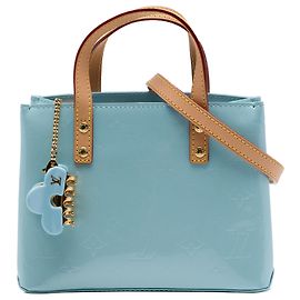 Louis Vuitton Blue Monogram Vernis Reade PM