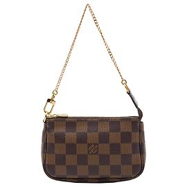 Louis Vuitton Brown Damier Ebene Mini Pochette Accessoires