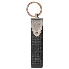 Louis Vuitton Dragonne Bag Charm in Schwarzem Damier Infini
