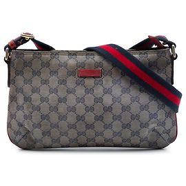 Borsa a tracolla Gucci Beige GG Crystal Web