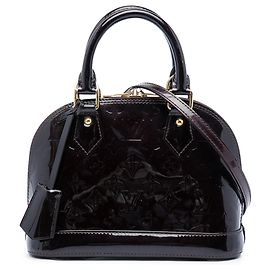 Louis Vuitton Purple Monogram Vernis Alma BB