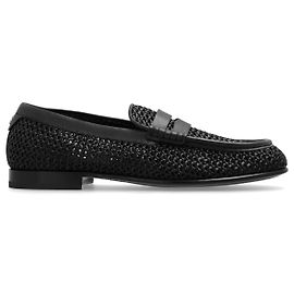 Mocassini in pelle nera Dolce & Gabbana