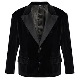 Blazer in velluto nero Dolce & Gabbana