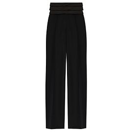 Balmain Pantaloni in lana con cuciture sulle gambe