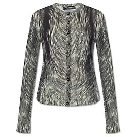 Dolce & Gabbana Cárdigan de seda gris