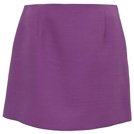 Mini saia em A Dior em lã violeta