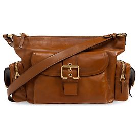 Borsa a tracolla Chloé in pelle marrone