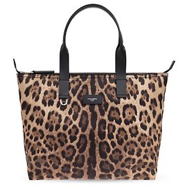Dolce & Gabbana Borsa shopper con motivo animalier