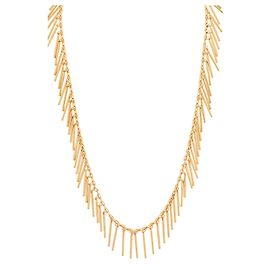 Collana in ottone dorata Jil Sander