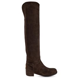 Dolce & Gabbana Kniehohe Stiefel aus Wildleder