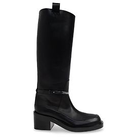 Botines de tacón Gomma Tod's en cuero negro